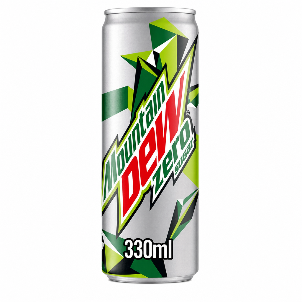 MOUNTAIN DEW ZERO SUGAR 330ML