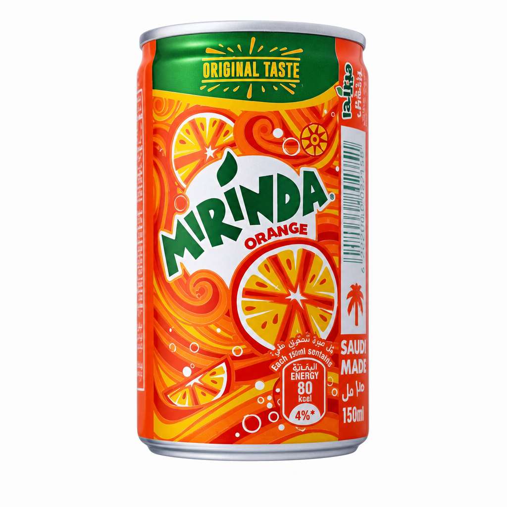 MIRINDA TIN ORANGE 150 ML