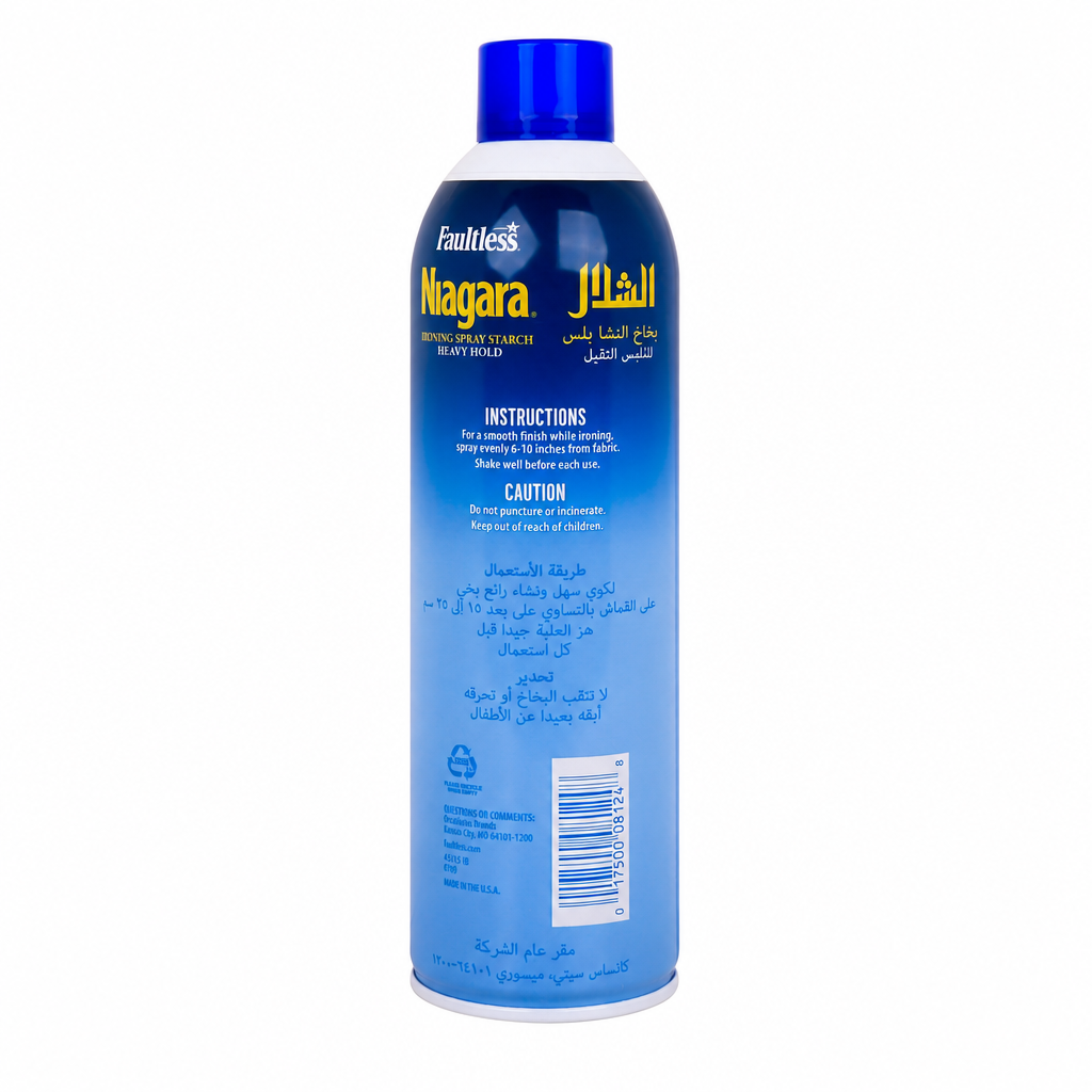 NIAGRA IRONING SPRAY BLUE 585ML