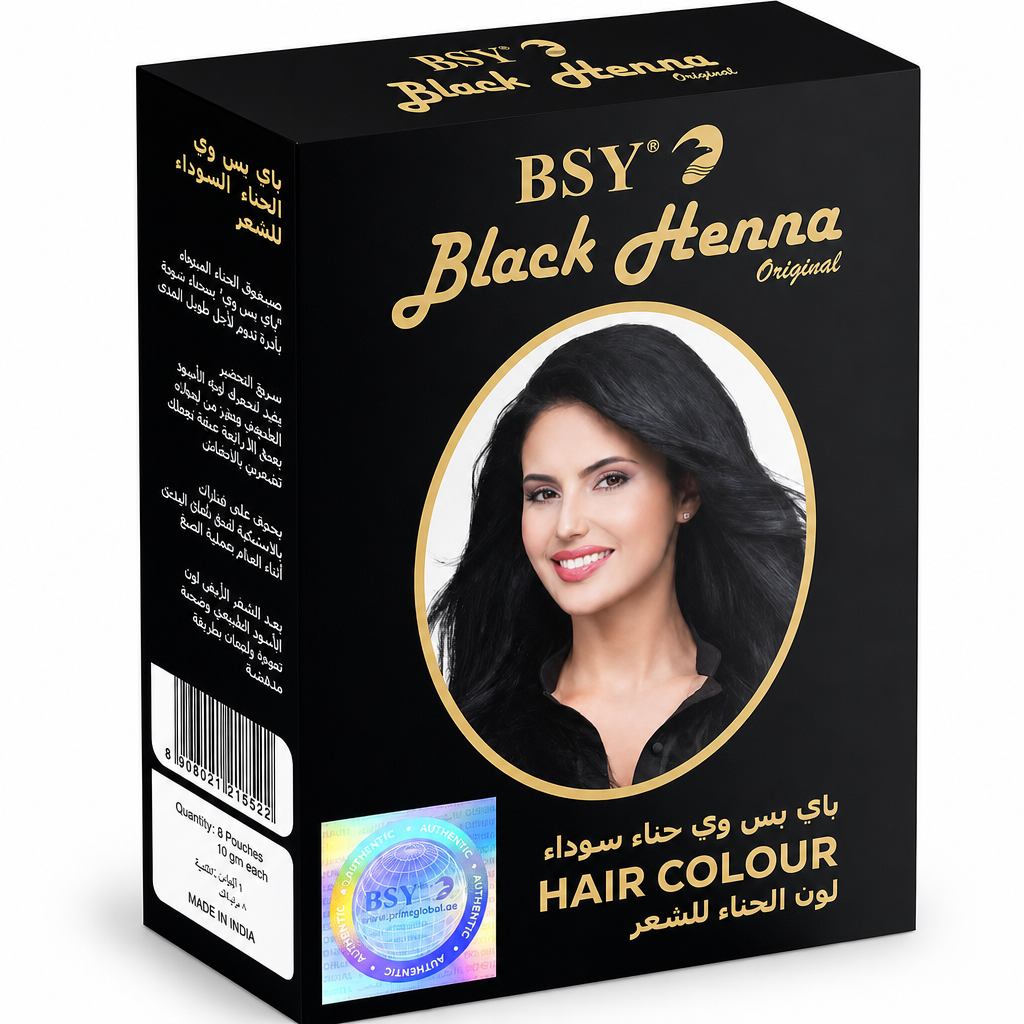 BSY BLACK HENNA ORIGINAL HAIR COLOUR