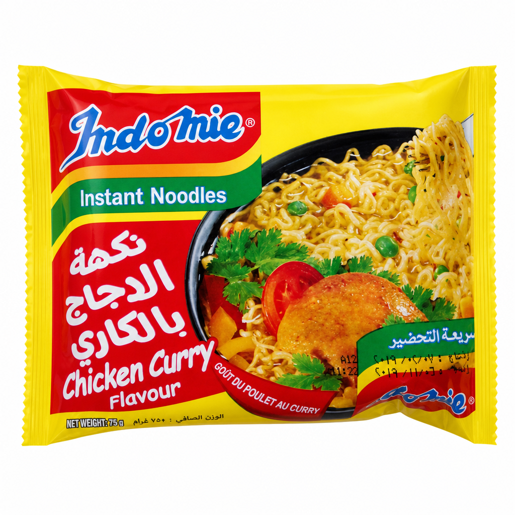 INDOMIE NOODLES CHICKEN CURRY 75GM