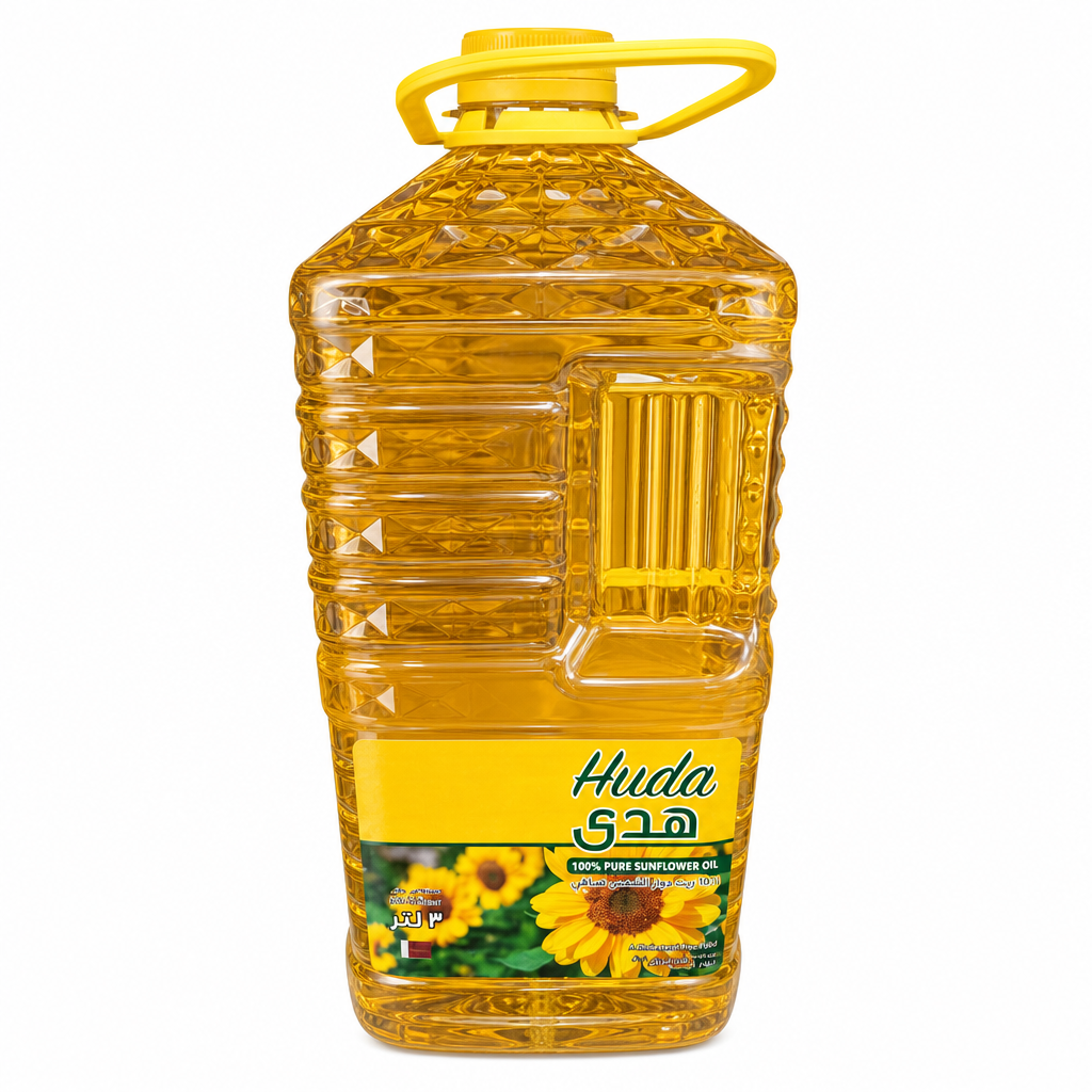 HUDA SUNFLOWER OIL 3LTR