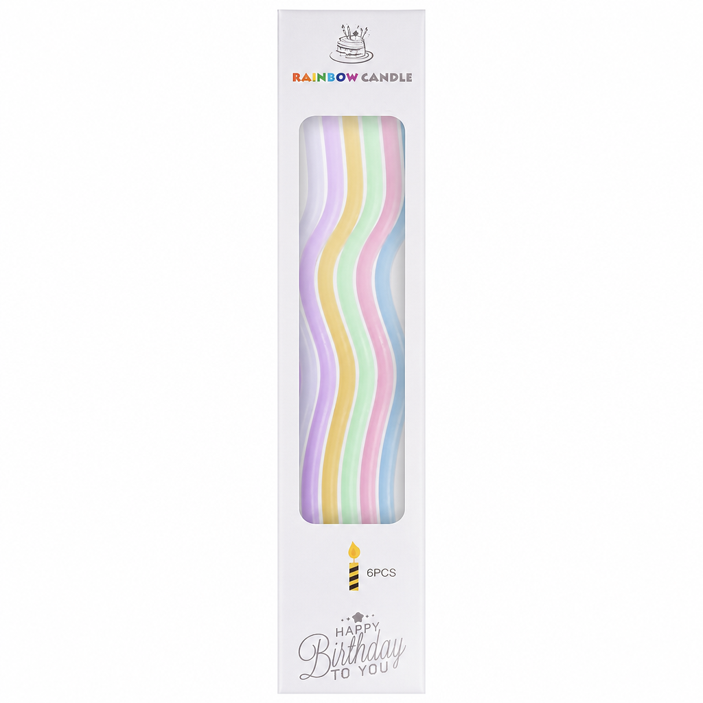 COLOUR CANDLE 12PCS SET