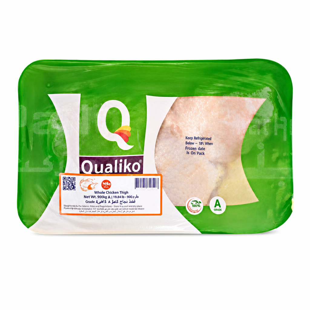 QUALIKO CHICKEN THIGH 900 GM X12