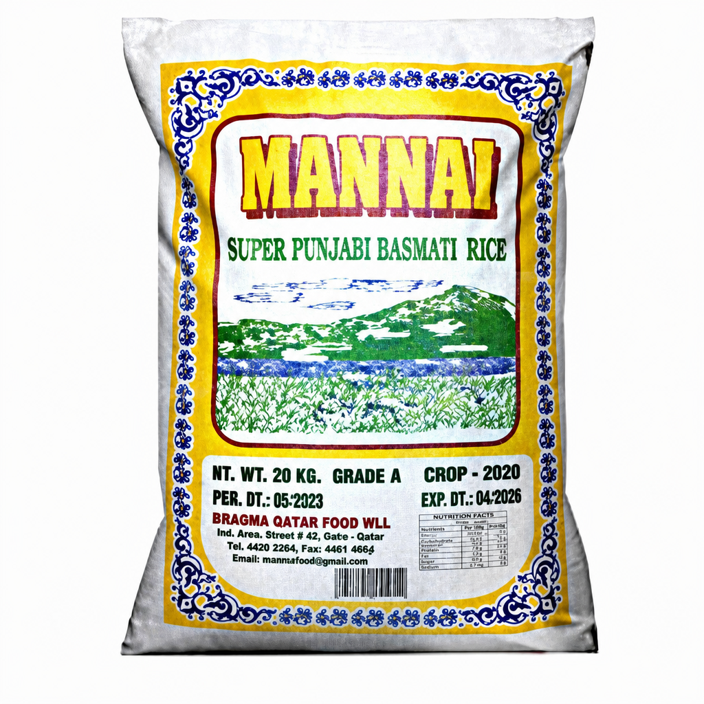 RICE MANNAI SUPR PUNJABI BASMATI 20KG