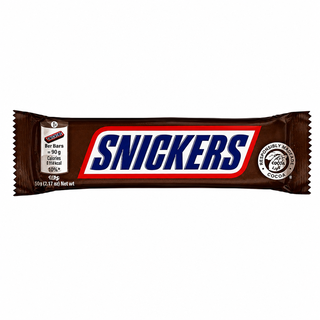 SNICKERS CHOCOLATE BAR 50GM