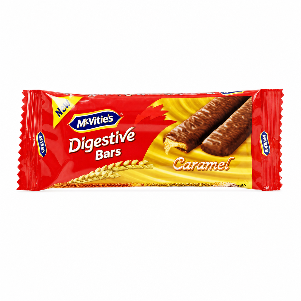 MCV DIGESTIVE BAR CAREMEL 30GMX24
