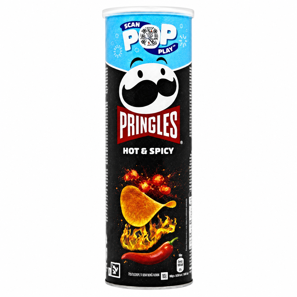 PRINGLES HOT & SPICY 165 GM