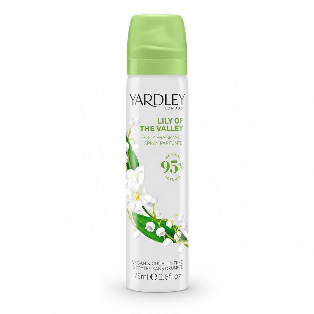 YARDLEY BODY SPRAY LILLY OF VALLEY 75 ML REG