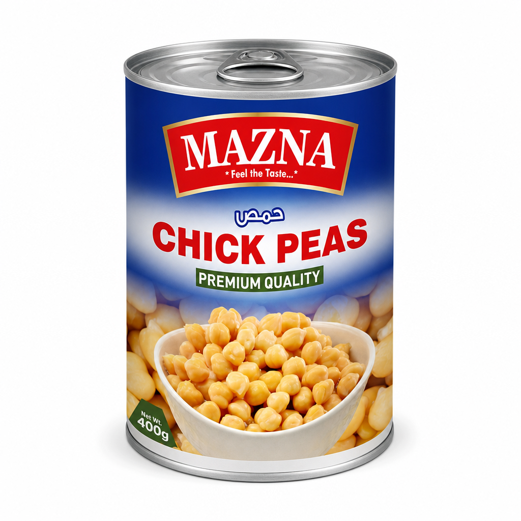 MAZNA  CANNED CHICK PEAS 400GM