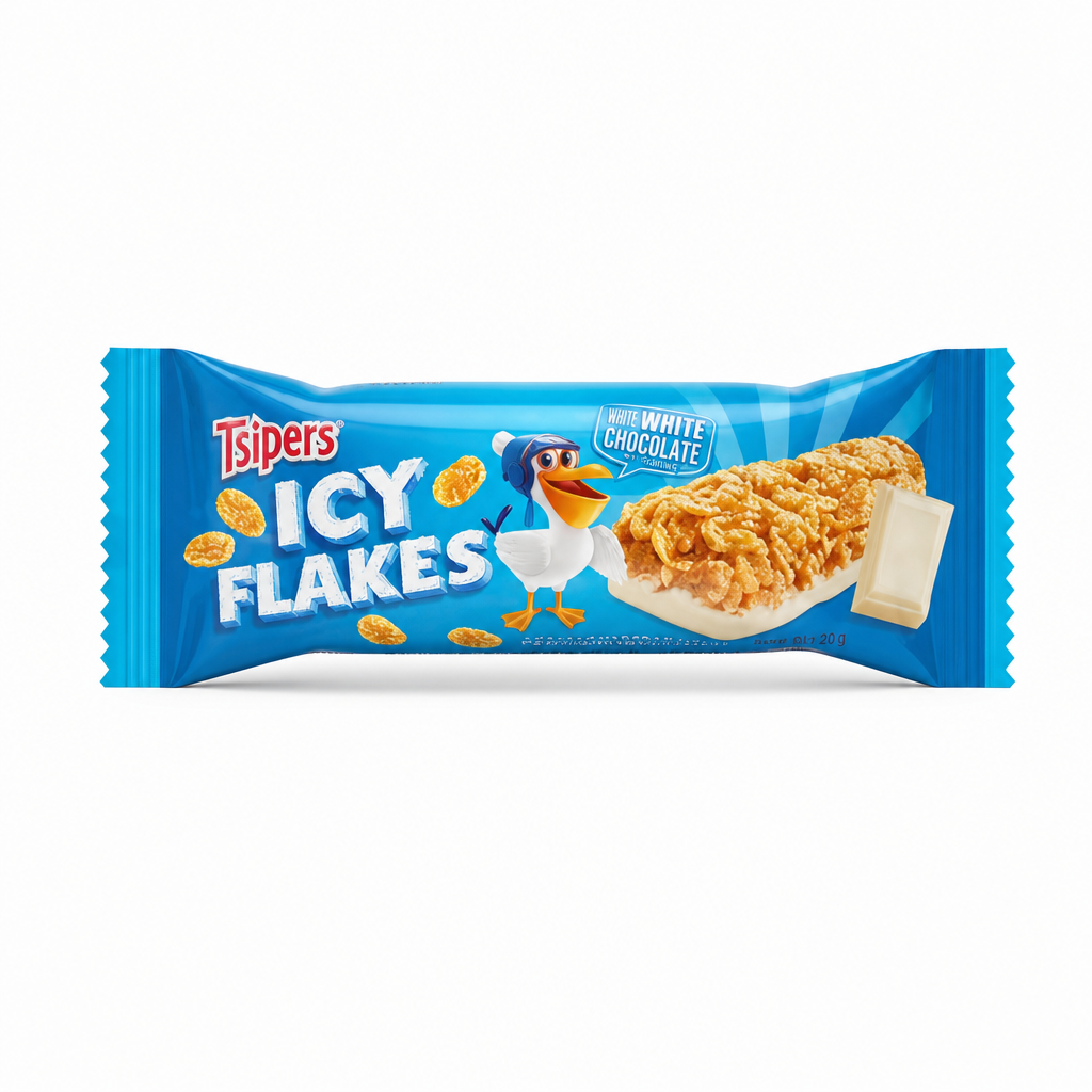 TSIPERS ICE FLAKES WITH WHITE CHOCOLATE20G