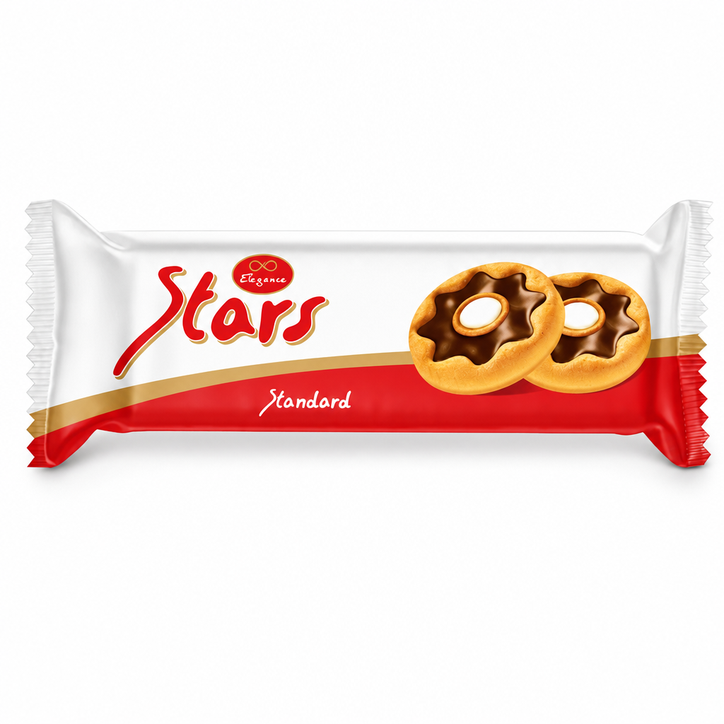 ELEGANCE STARS VANILLA CHOCOLATE 34 GM
