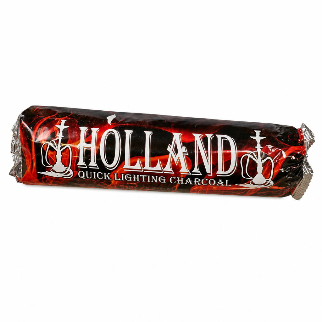 RED BOX ROUND SILVER COAL HOLLAND 10PCS PKT