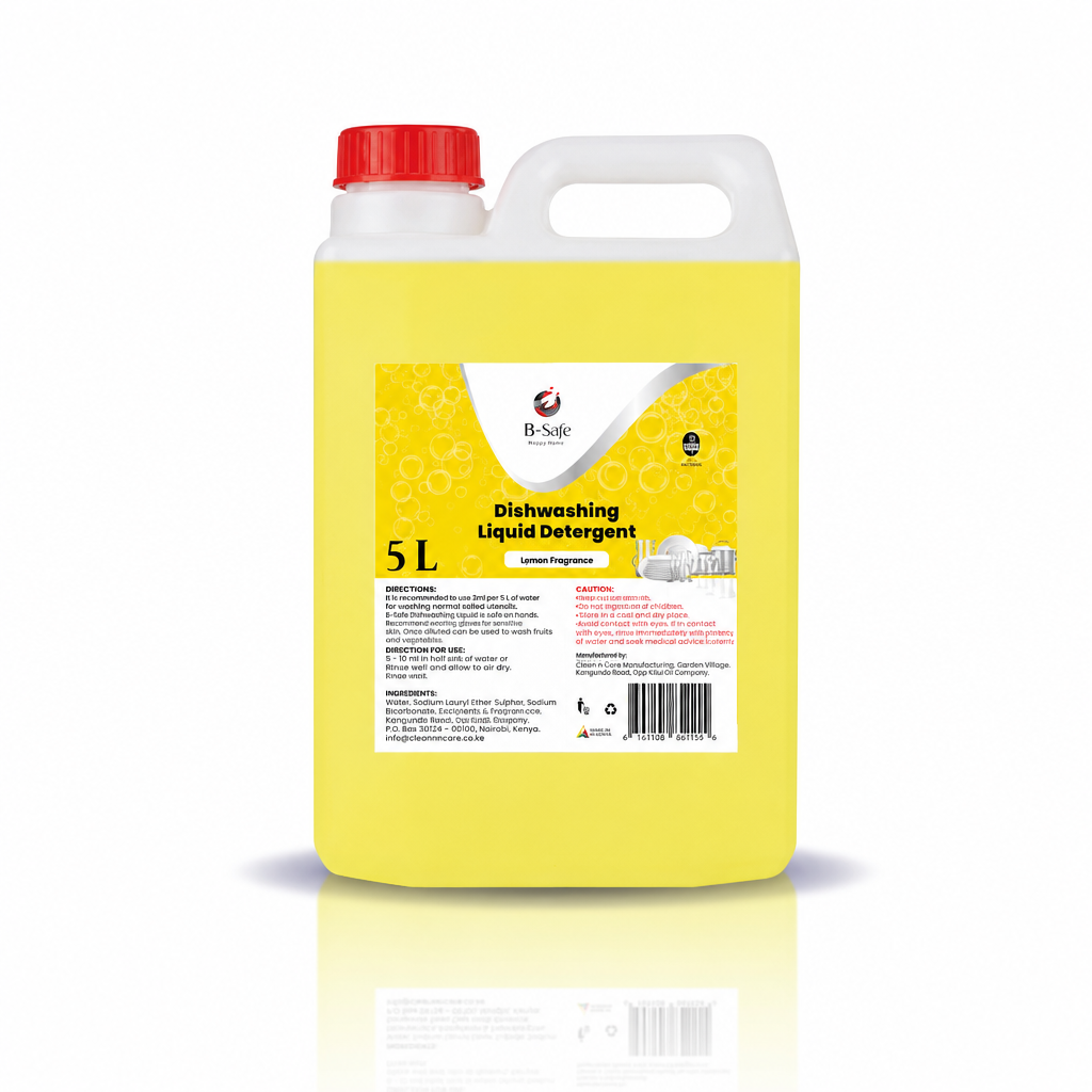 BSAFE DISH WASH LEMON 5 LTR