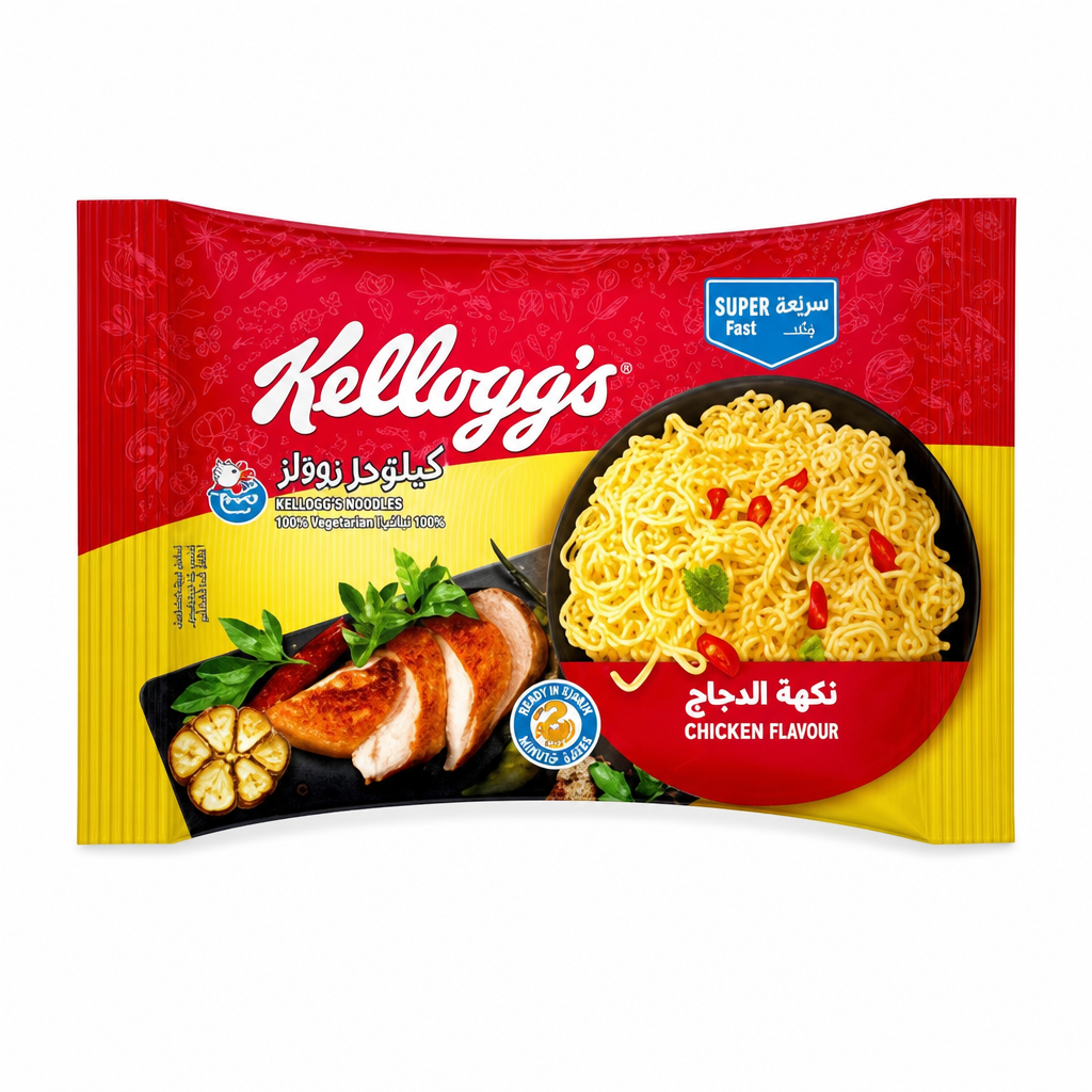 KELLOGGS CHICKEN FLAVOUR NOODLES 70GM