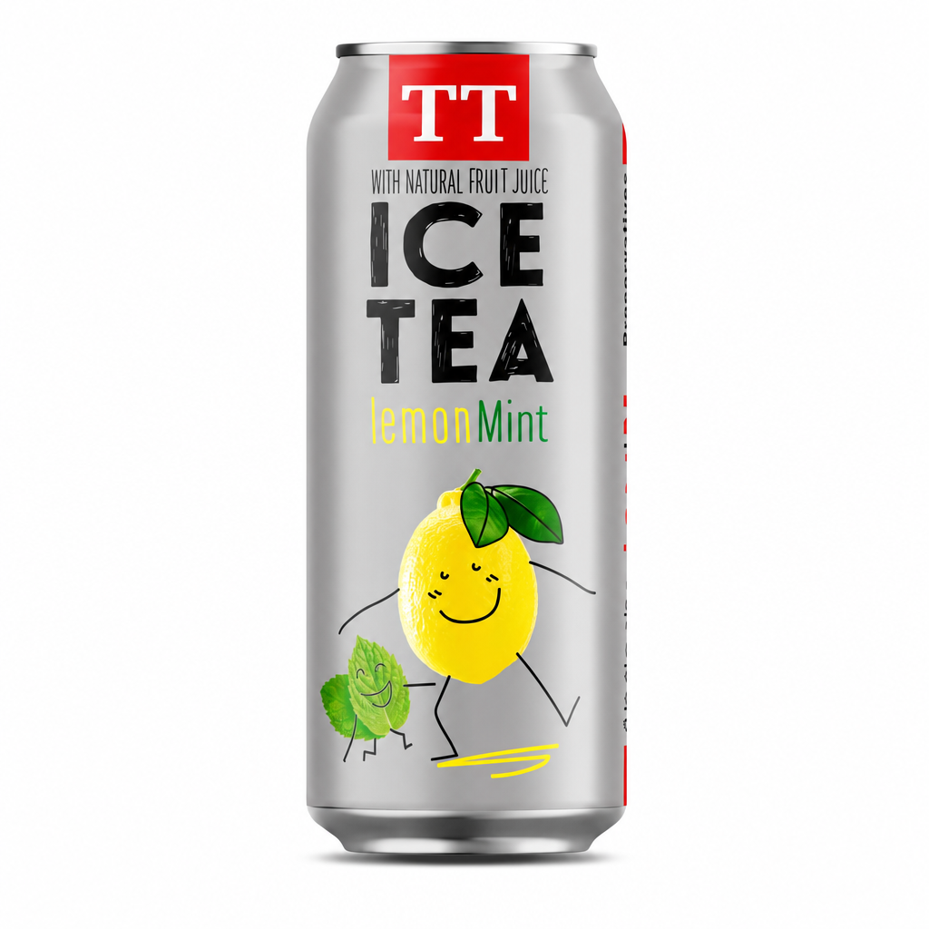 TT ICE TEA DRINK LEMON MINT 330 ML