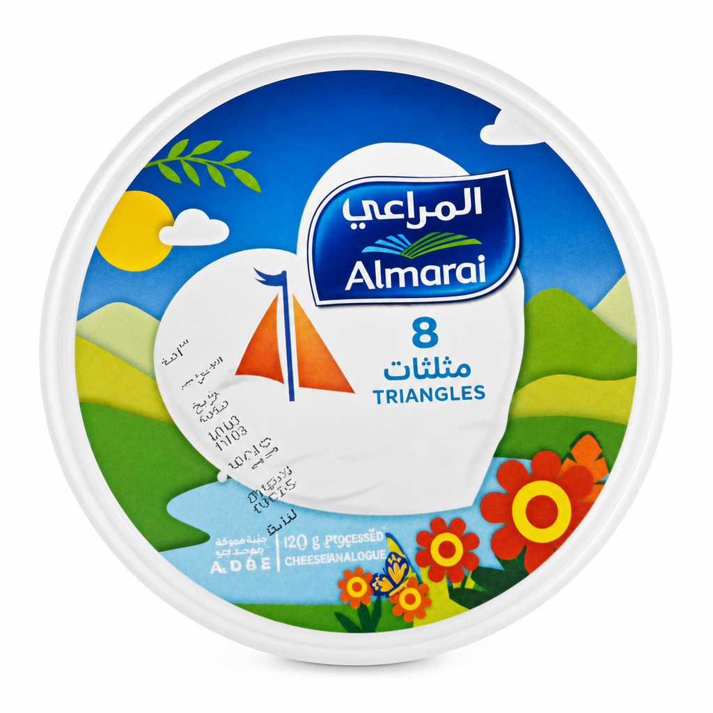 PROCESSED CHEESE ANALOGUE TRIANGLES 120G
