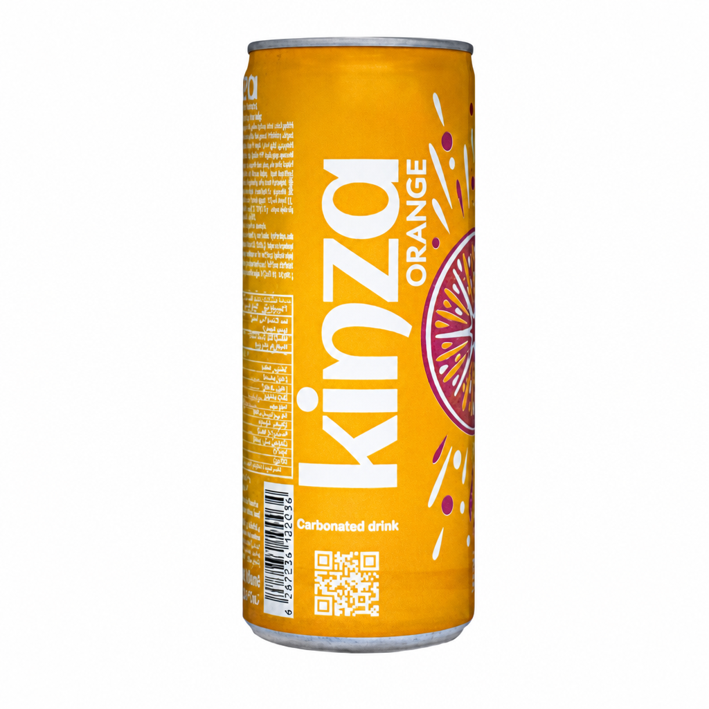 KINZA ORANGE CAN 250 ML