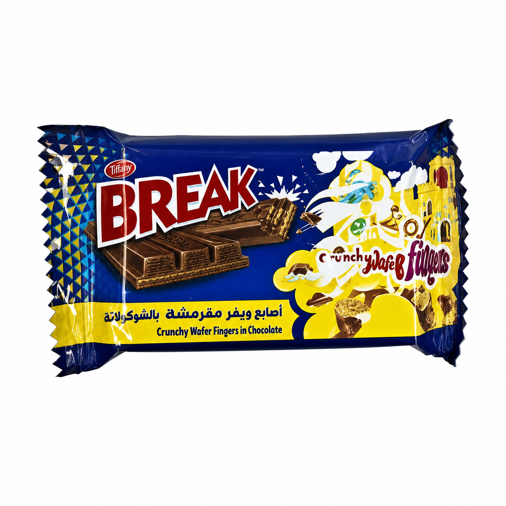 TIFFANY BREAK CRUNCHY WAFER FINGERS CHOCOLATE 25GM