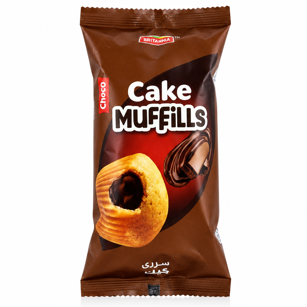 BRITANNIA CAKE MUFFILLS  CHOCO 60GM