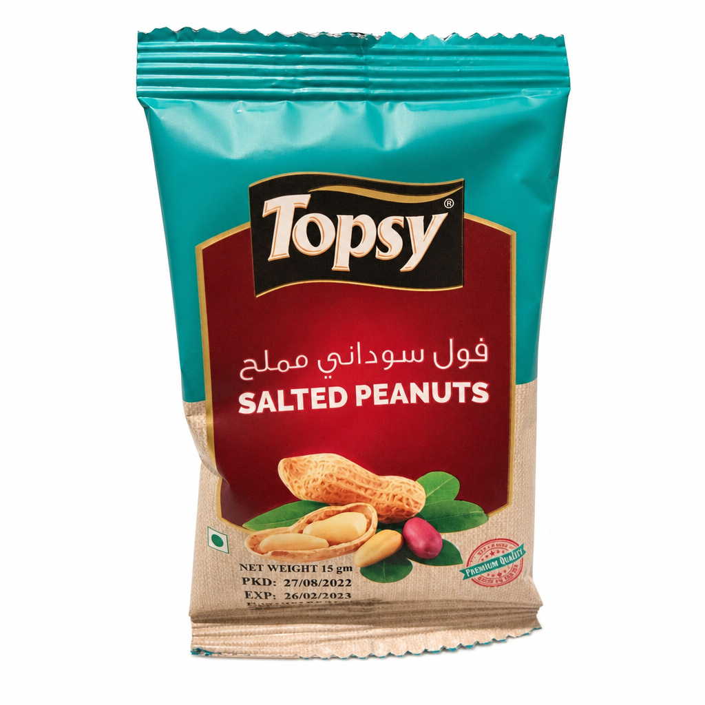 TOPSY SALTED PEANUT 15GM