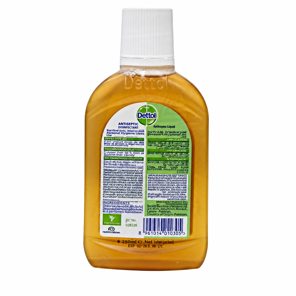 DETTOL ANTISEPTIC LIQUID 250 ML
