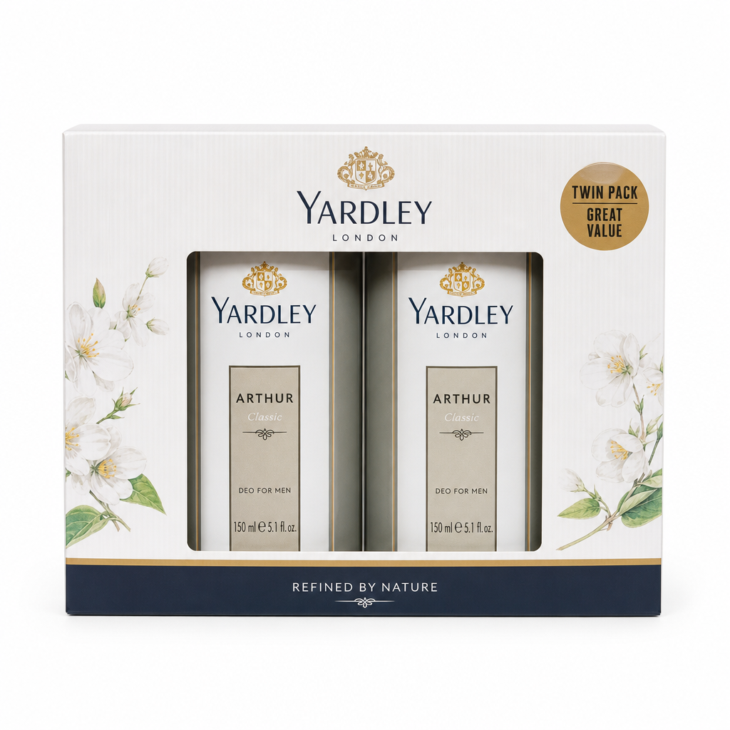 YARDLEY BS 150ML ARTHUR.TWIN PACK.PROMOINT