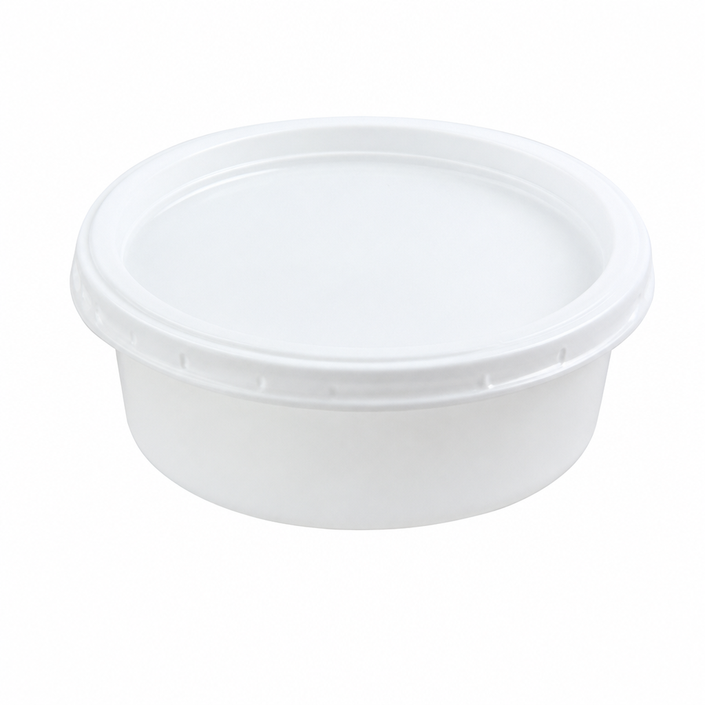 PP CONTAINER WHITE AL JATTAL  250 ML 50 PCS X 20 PKT