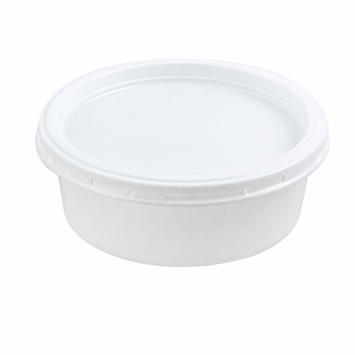 PP CONTAINER WHITE AL JATTAL  250 ML 50 PCS X 20 PKT