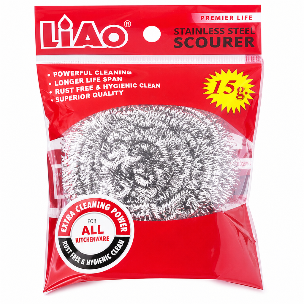 STAINLESS STEEL SCOURER LIAO