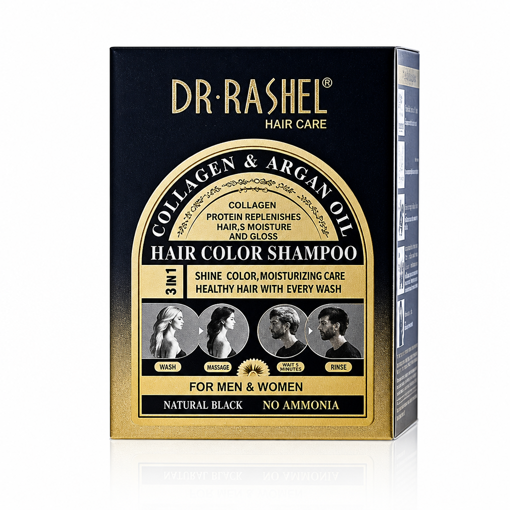 DR.RASHEL HAIR COLOUR SHAMPOO 25ML BLACK