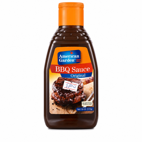 BBQ SAUCE AMERICAN GARDEN 510 GM