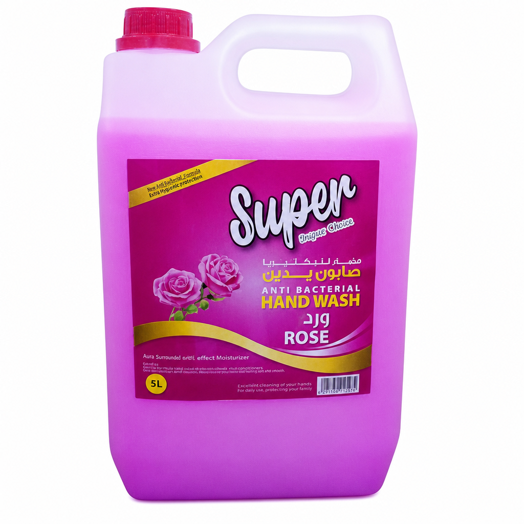 UNIQUE HANDWASH 5LTR (ROSE)