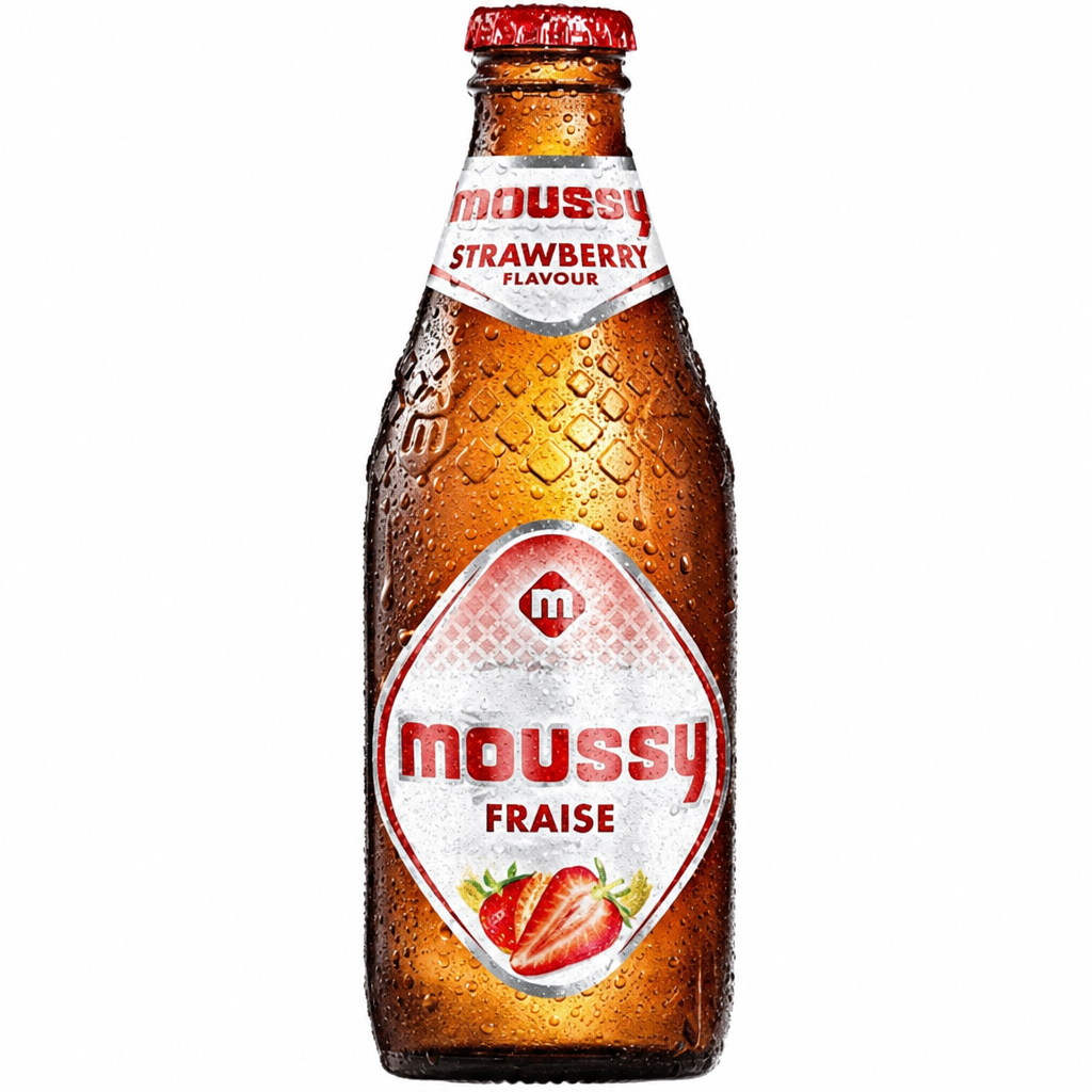 MOUSSY STRAWBERRY DRINK 330ML