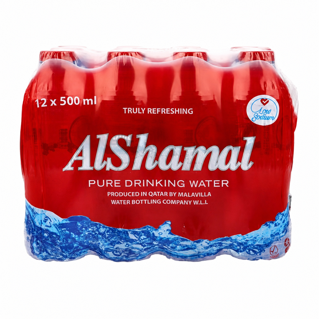 WATER AL SHAMAL 500ML X12PCS
