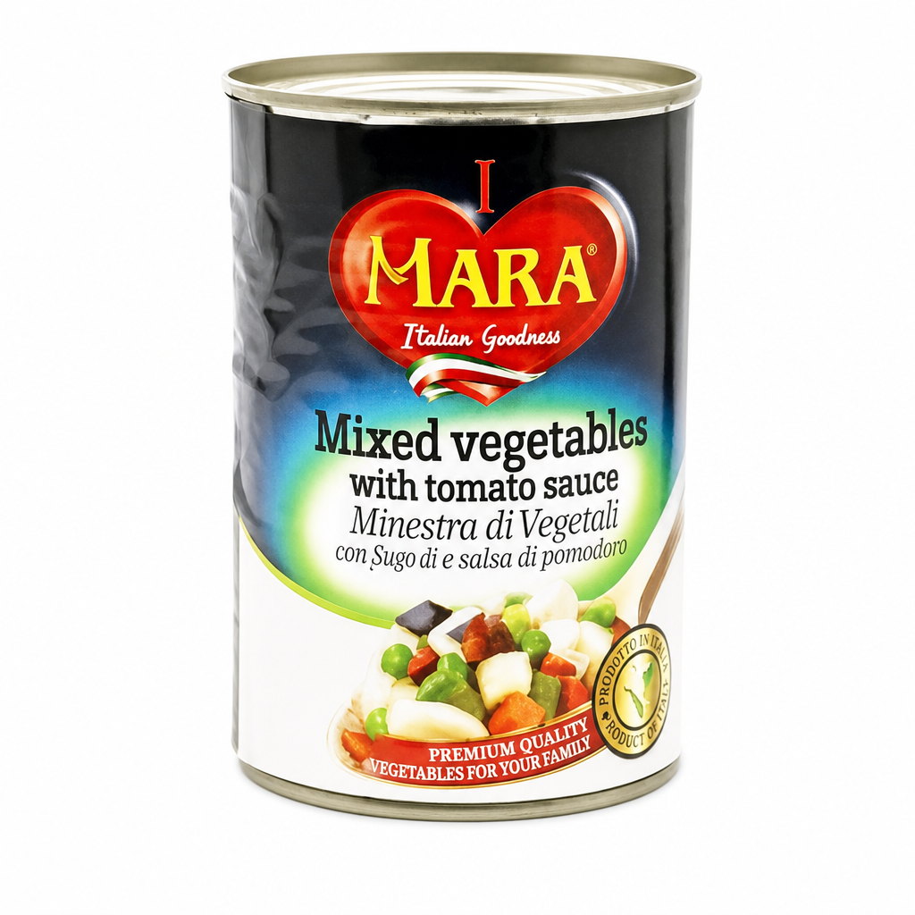 MIXED VEGETABLE TIN MARA 400 GM