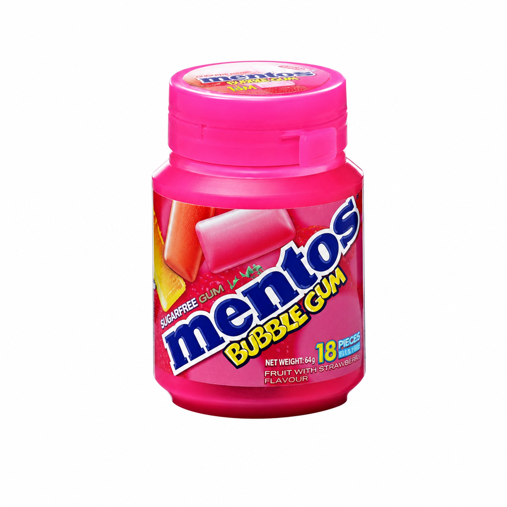 MENTOS BUBBLE GUM 64 GM