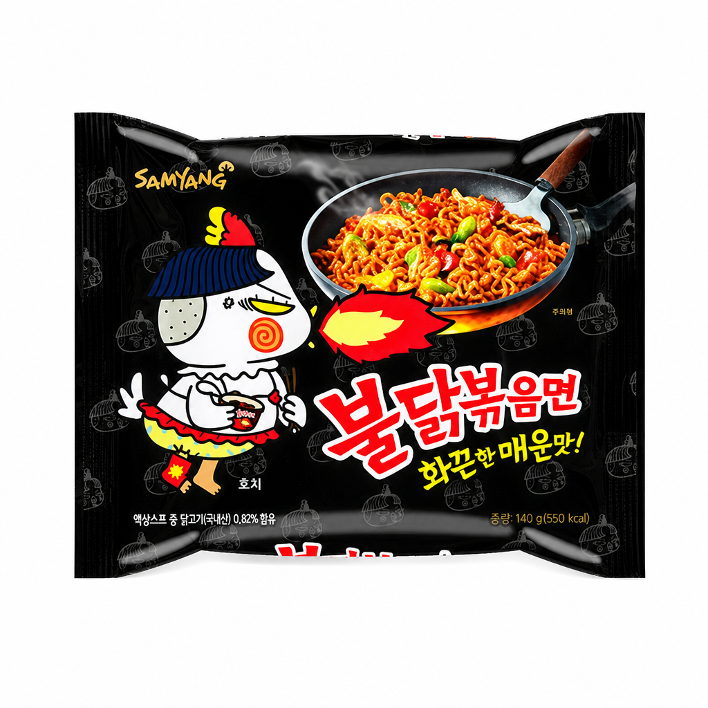 BULDAK HOT CHICKEN FLAVOR NOODLES 140 GM