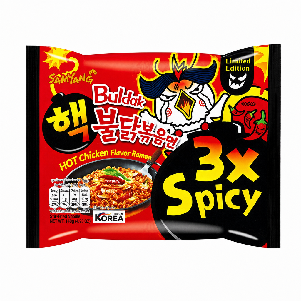BULDAK 3X SPICY NOODLES 140 GM