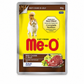 ME-O POUCH CAT FOOD - BEEF CHUNK IN JELLY 80GM
