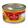 KING FISH LIGHT MEAT TUNA IN S/F OIL 185GM