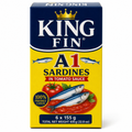 KING FIN A 1 SARDINES 6X155GM (SET)