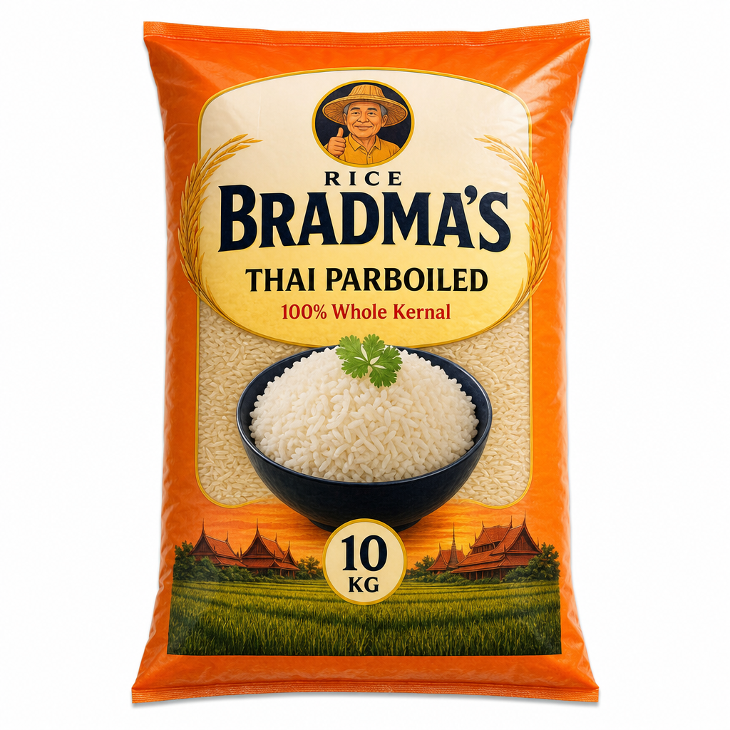 RICE BRADMA'S THAI PARBOILED 10KG