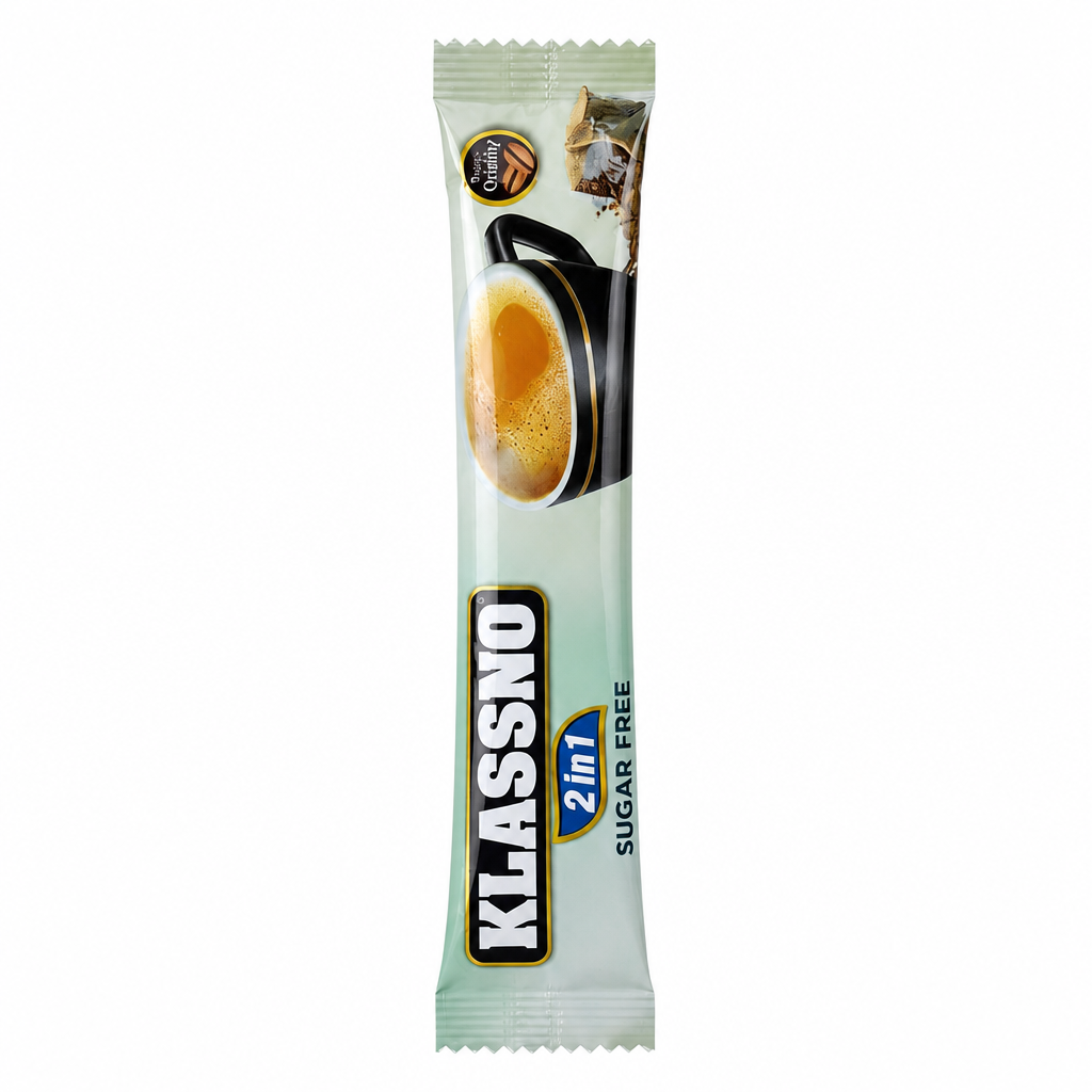 KLASSNO COFFEE 2IN1 SUGAR FREE 12GM