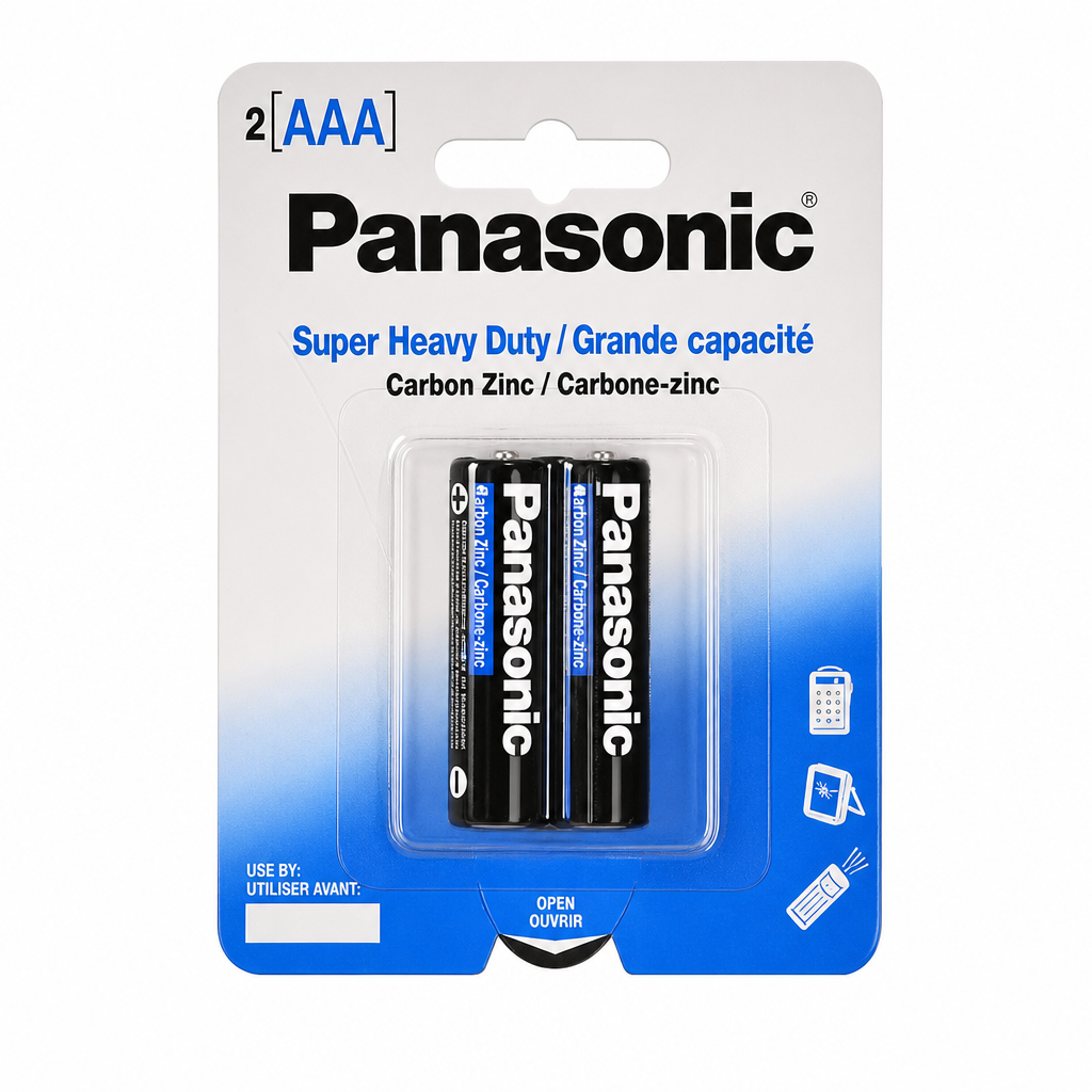 PANASONIC BATTERY AAA 2PCS X 30