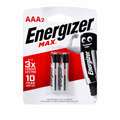 ENERGIZER BATTERY AAA 2 PCS