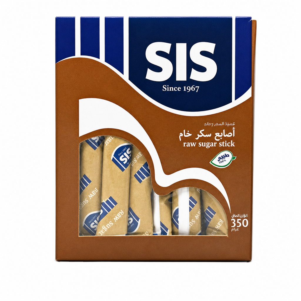 SIS RAW SUGAR STICKS 350