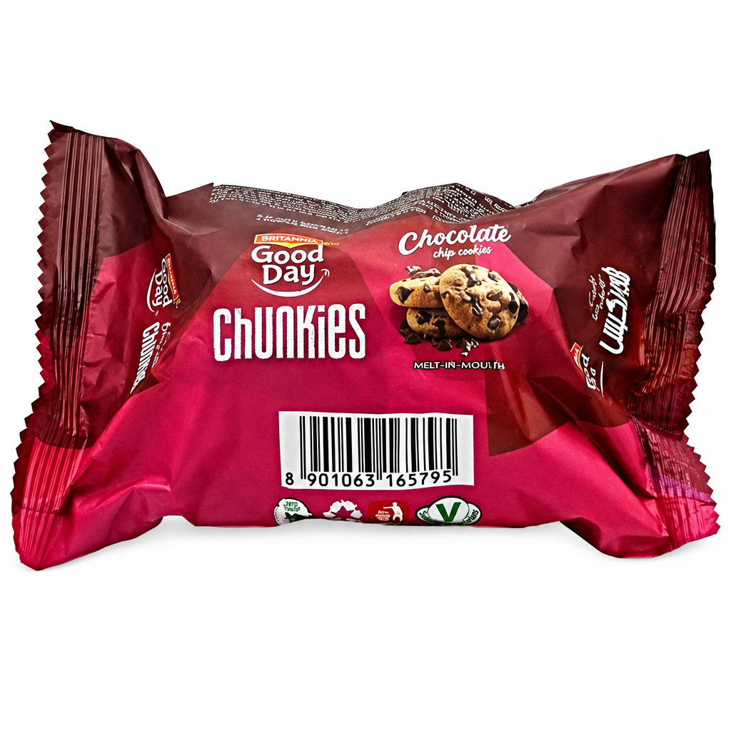 BISCUIT BRITANNIA GOOD DAY CHUNKIES CHOCOLATE FLV 60 GM