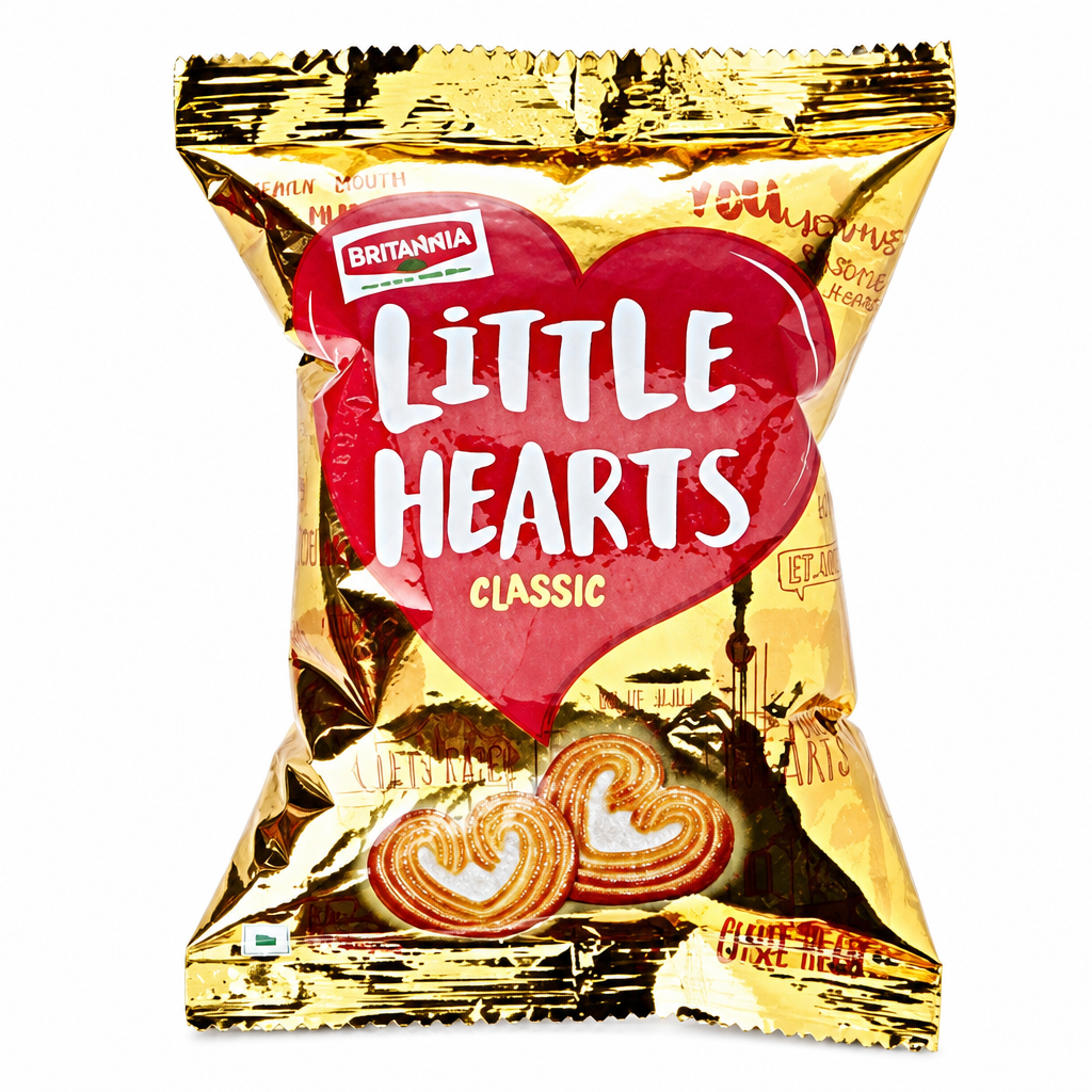 BRITANNIA LITTLE HEARTS 50.5GM