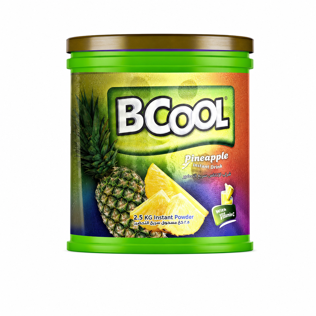 BCOOL INSTANT DRINK PINEAPPLE (2.5KGx6)